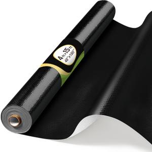 Black Bulletin Board Roll,Non-Woven Fabric,4×15ft,Classroom Decor, 48" x 144"