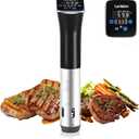 Sous Vide, Lonkion Sous Vide Cooker Machine, Temperature Control, 1100W IPX7 Immersion Circulator, Fast Heating, Home Kitchen Use, Easy to Store