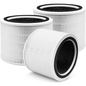Core 200S Replacement Filter Compatible with LEVOIT Core 200S Smart WiFi Air Purifier, Fit for Levoit Core 200s Replacement Filter, 3Pack 3-Stage H13 Grade True HEPA Filter, Replace Core 200S-RF