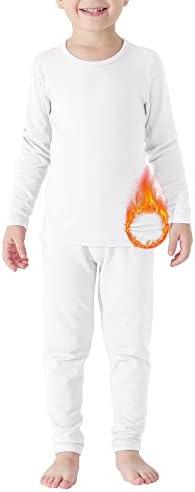 Thermal Underwear for Kids Toddler Winter Base Layer Long Johns Sets for Girls Boys Size 4