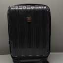 DELSEY PARIS Titanium Hardside Expandable Luggage with Spinner Wheels Carry-On Luggage, Graphite, Carry-On 19 Inch
