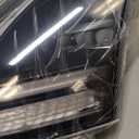 Front Headlight Compatible with 2018+ Volvo VNR Black Reflective LED Headlight with DRL with LED Control Module,Left Side