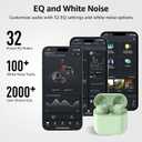 TOZO T6 Wireless Earbuds, Bluetooth 5.3 Ear Buds, Stereo Sound in Ear Headphones, 50 Hours Playtime, Wireless Charging Case, APP Customizable EQs, IPX8 Waterproof Earphones