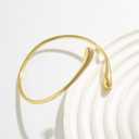 CJIAYUJEW Minimalist Arm Cuff for Women Gold Arm Cuff Upper Arm Layered Arm Bracelet Stackable Arm Bangle Jewelry for Women Men