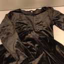 ZESICA Women's Velvet Maxi Dress Fall 2026 Long Puff Sleeve Crew Neck Elastic High Waist Cocktail Party Bridesmaid Dresses (Black)