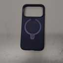 TORRAS Q3 Silicone 360 Spin for iPhone 17 Pro Case with Stand, Fit for MagSafe, Magnetic Ring Kickstand with Camera Control, Liquid Silicone Rubber Soft Phone Case for iPhone 17 Pro 6.3'', Deep Blue