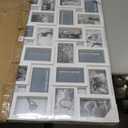 HELLO LAURA 4x6 Picture Frame Collage Wall Decor 24 Opening Photos Collage Frame for Wall Picture Frame 6" x 4" Photo Sockets x 24 - White