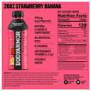 BODYARMOR Sports Drink Sports Beverage, Strawberry Banana, Coconut Water Hydration, Natural Flavors With Vitamins, Potassium-Packed Electrolytes, Perfect For Athletes, 20 Fl Oz (Pack of 6)