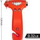 MOTORBUDDY 2-Pack Car Safety Hammer Seatbelt Cutter, Auto Emergency Escape Hammer with Window Glass Breaker and Seat Belt Cutter, Striking Red Escape Tool for Car Accidents