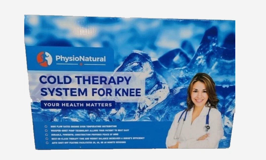 PhysioNatural Cold Therapy System for Knee Cryo Therapy Freeze Kit