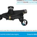 Quicksilver 8M0113735 Water Pump for Mercury V8 MerCruiser Engines, Bi-Directional