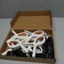 Pool Cover Clip Kit and Pool Cover Side Organizer Straps, Assist Single Person to Install Cover and Side Holder for Easy Access (4X Organizer Straps, 8X Clips)