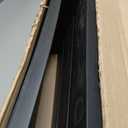 Ekena Millwork Lifetime Vinyl LS3S12X05500BL Standard Three Board Spaced, Board-n-Batten Vinyl Shutters, w/Installation Shutter-Lok's & Matching Screws (Per Pair), 12"W x 55"H, Black