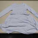 Haloumoning Girls Long Sleeve Skater Dress Kids Casual Crewneck A-Line Flowy Fall Dresses (Size 120 )