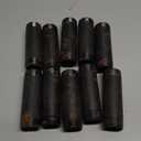 10 Pack 1 Inches x 4 Inches Black Malleable Steel Nipples Fitting, DIY Steampunk Industrial Vintage Style.