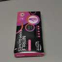 SwiftGrip Powder-Free Nitrile Gloves, 3-mil, Disposable Nitrile Gloves, Latex-Free, Powder-Free - Pink/Fuchsia M