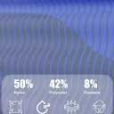 Striped Biker Shorts for Women 4" Seamless Stretchy High-Waisted Ribbed Workout Bottoms No Front for Yoga (L)