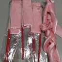 uxcell Dance Ribbon, Gymnastics Ribbon Twirling Ribbons for Birthday Party Streamers Decoration,Circus Carnival Ribbon with Sticks Wands (Pale Pink)