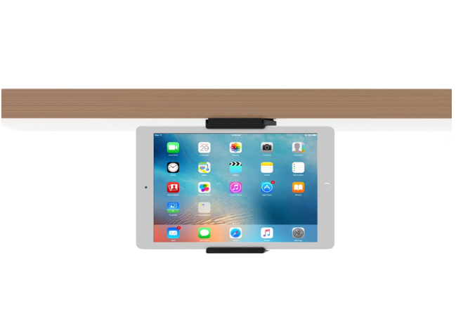 TFY Kitchen Cabinet Mount Holder, Tablet Mount for Desk Shelf Compatible with iPhone, iPad Pro Air, Mini, Galaxy Tabs, MatePad, 7"-10.5" Tablets and 5"-6.5" Phones