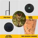 DIBIEECN 6 Pack Dragonfly Solar Pathway Lights Outdoor,Metal Garden Decorations Outdoor Lights with Patterns and Warm Light,Waterproof Landscape Lighting for Path Patio Backyard Walkway Yard