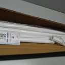 YNL Tension Curtain Rod No Drilling, 41-157 Inch Long Heavy Duty Shower Curtain Rod, One-Click Adjustable Tension Rods for Bathroom/Patio/Window, Outdoor Rods, Renter Friendly, Non-Slip, White