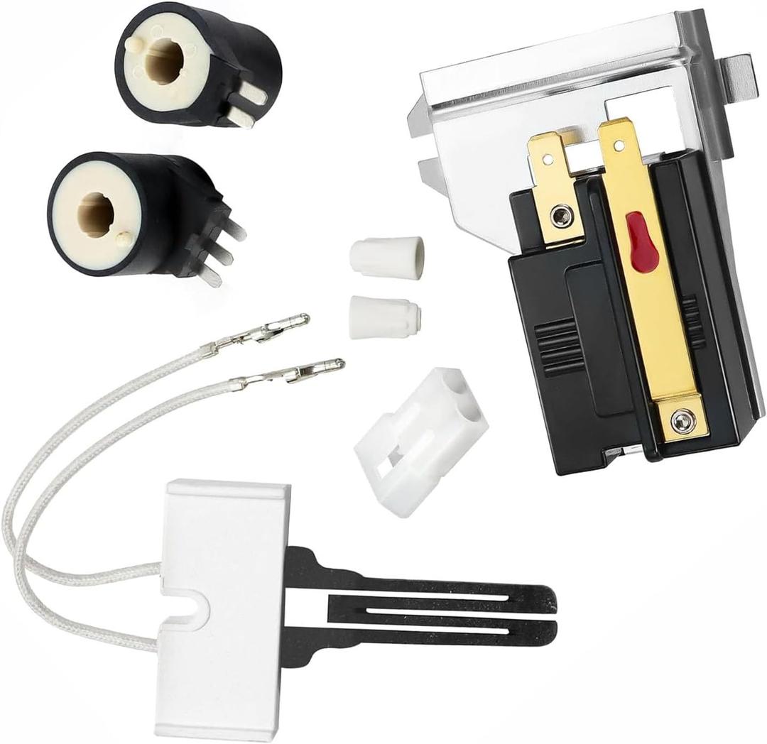 NERYERA Gas Dryer Repair Kit - Includes 279311 dryer igniter, 2338906 flame sensor, and 279834 gas coil, suitable for Whirlpool Ken More dryer - Replace WP338906 AP3094251 PS334310
