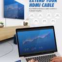 Ultra Clarity Cables HDMI Extension Cable 10ft - 4K Male to Female Extender - 10 Feet