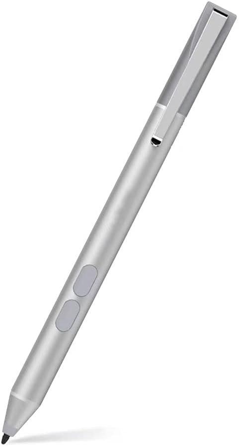 Pen for Surface, 1024 Pressure, Eraser & Right-Click, Palm Rejection,2500 Working Hours for Surface Pro 11/10/9/8/7/6/5/4/3/X, Surface Go/Book 4/3/2/1, Surface Laptop Studio 6/5/4/3/2/1 (Platinum)