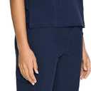 COZYFIT Scrubs for Women Set Medical Uniform - V-Neck Top & Straight Leg Pants with 9 Pockets, Unisex Workwear COZY SCRUBS (Blue, L)