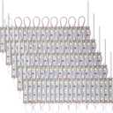 Rossesay 100 Pcs Christmas LED Replacement Lights for Inflatables White 12000k 100ft 5054 SMD 120lm Per LED Module Waterproof Inflatable Light Replacement with Tape Adhesive Backside