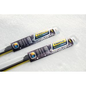 Rain-X 830222 WeatherArmor Beam Wiper Blades, 22 Inch Windshield Wipers (Pack of 2), Automotive Replacement Windshield Wiper Blades With Industrial Grade Synthetic Rubber Squeegee