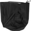 MERRYHAPY Garden Wall Hose Hanger Cover - Protect Water Hose Reel Storage Bag Outdoor Weatherproof Protection Against Rain Sun & Snow - Black Polyester