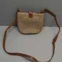 RNIEGA Small Straw Crossbody Bag for Women Woven Summer Shoulder Phone Purse Beach Handbag for Vacation