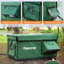 Weatherproof Heated Cat House for Outdoor in Winter, Heated Cat Bed Kitty Shelter with Cat Heating Pad, Insulated & Safe Escape Door, Warm Home for Outside Stray Cat, 16"x26"x14