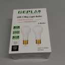 2-Pack Mogul Base 3 Way Bulbs LED 10/20/30 Watts,Replacement Incandescent Light Bulb 100/200/300W,2700K Soft White,PS25,for Antique Floor Lamp