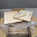 20 Pieces Wooden Picture Frames 4 x 6'' Unfinished Wood Photos Frames for Crafts DIY Painting Art for Valentine's Day Wedding Christmas Birthday Party