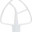 K45B Flat Beater Replacement for Kitchen-Aid Stand Mixer. Coated Paddle W10672617 WPW10672617 Compatible with Whirlpool KSM45, KSM75, KSM88, KSM90, KSM100, KSM110, KSM120, KSM150, KSM160, KSM180