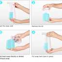 LAOPAO Automatic Foaming Soap Dispenser - Hand Free, Touchless, Countertop Soap Pump for Kitchen & Bathroom - Blue