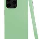 EMF Protection Anti Radiation Liquid Silicone Shungite Case for iPhone 12 Mini, FCC-Recognized & NVLAP-Accredited Up to 99% Radiation Reduction, Lightweight 5G Shield Cover, Green