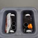 MUEE Mop and Bucket with Wringer Set for Home, Flat Mop and Bucket Set for Floor Cleaning and Window Wall Cleaner, Wet and Dry Mop with Long Handle and 4 Microfiber Pads