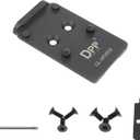 DPP Titanium Adapter Plate Compatible with Glock 17 19 MOS Holosun 407/507C/508T Trijicon RMR/SRO
