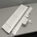 DEZ FURNISHINGS Cordless 2" Signature Smooth Faux Wood Blind, 25" W x 60" H, Smooth White