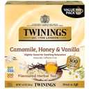Twinings Camomile, Honey & Vanilla Herbal Tea Individually Wrapped Bags, 100 Count (Pack of 1), Naturally Caffeine-Free, Enjoy Hot or Iced, 100 Teabags