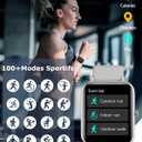 GRV Smart Watch for iOS and Android Phones (Answer/Make Calls), Watches for Men Women IP68 Waterproof Smartwatch Fitness Tracker Watch with Heart Rate/Sleep Monitor Steps Calories Counter (Gray)