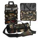 VentureReady Gear Roll Up Heavy Duty Tool Bag 900D Canvas & 1680D Straps - Detachable Wrench Roll + Mesh Pockets - For Overlanding, Camping, Vanlife, Road Trips, Offroading (Camo)