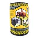 Upgraded 1640 Feet 500 Meters Portable Electric Fence Polywire 1/8" Diameter Portable Electric Fencing Poly Wire 6 Strands of 0.22mm Stainless Steel Reliable Conductivity, Rust Resistance, UV