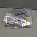 Jutieuo 20 Pack Clear Plastic Gift Bags with Handles, 9.8" x 9.8" x 3.5" Reusable Transparent Party Favor Bags PVC Goodie Bags Bulk for Wedding, Baby Shower, Birthday