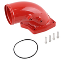 Red Intake Inlet Hose Compatible with 2005 2006 2007 Ford F250 F350 6.0l Diesel Turbo 6C3Z-6C640-A