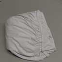 Stretch Jersey Box Spring Cover Wrap Around, Bed Skirt Alternative, Ultra Soft & Wrinkle Resistant, Twin/Twin XL, White