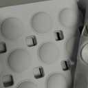 OTHWAY Bath Tub Shower Mat Non Slip, Bathtub Floor Liner Mats for Inside Shower Bathroom, Suction Cups and Drain Holes for Feet Scrubbing, Machine Washable, Soft on Feet, 35x16 Inch, White